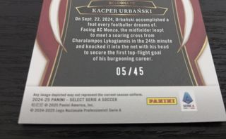 Panini Select Serie A 24-25 Urbanski Bolonia a 45