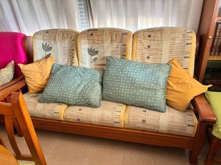 Comedor  Colonial Madera completo