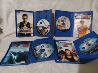 Lote 4 Juegos PS2: NBA Live 06, NBA 2K10, RS3, Sma
