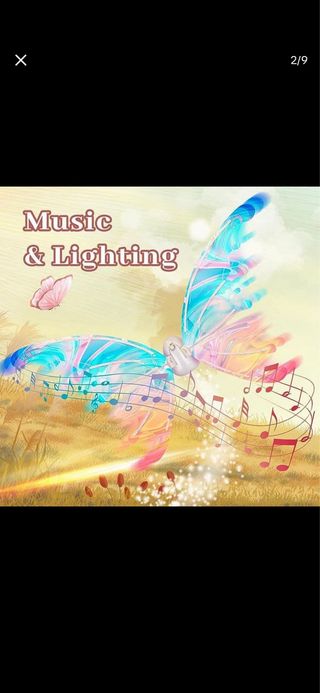 Alas de mariposa LED RockWoo