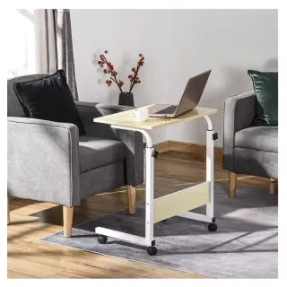 Mesa de escritorio plegable con ruedas