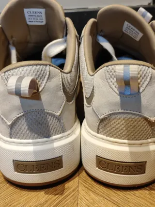 Zapatillas skate CLEENS beige/blanco