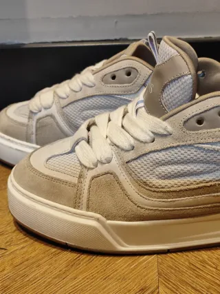 Zapatillas skate CLEENS beige/blanco