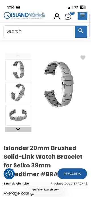 Seiko Speedtimer Brazalete Oyster