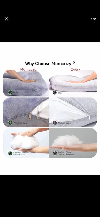 Almohada Embarazo Momcozy U