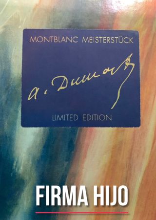 Montblanc Alejandro Dumas-(Firma Hijo)
