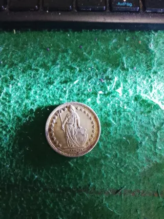 Moneda Suiza 2 Francos 1943