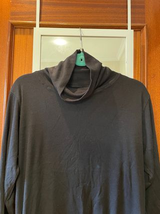 Tommy Hilfiger Jersey Cuello Alto Negro