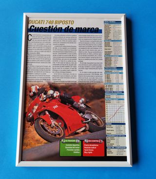 Ducati 748 Biposto cuadro cartel poster