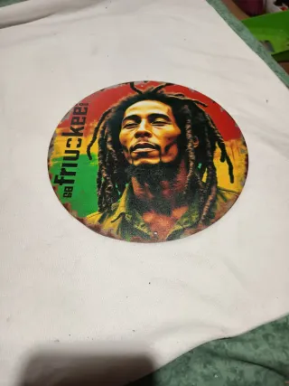 Placa Bob Marley 20cm