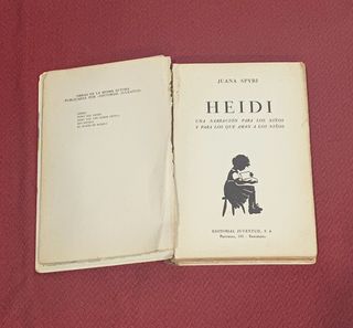 Libro de Heidy de Juana Spyri (1972)