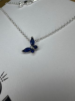 Colar Pandora Borboleta Azul