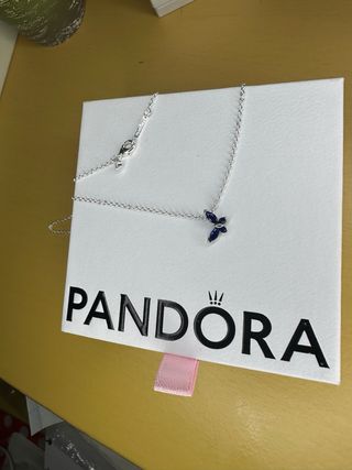 Colar Pandora Borboleta Azul
