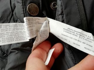 Abrigo GABARDINA negra MASSIMO DUTTI (L-40) imperm