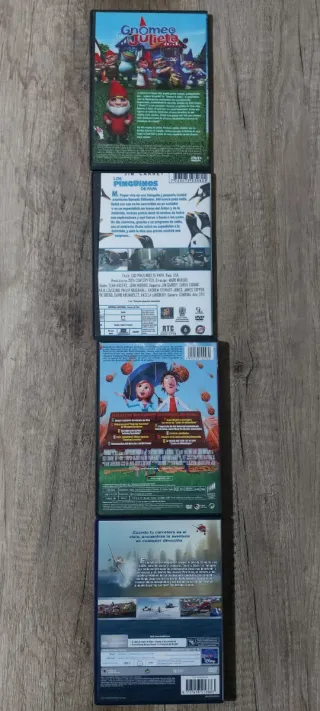 Lote 4 Películas DVD (Español)