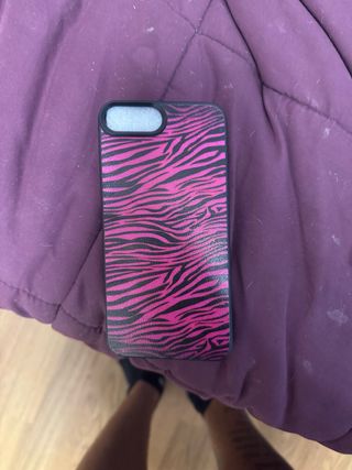 Funda iPhone Animal Print Rosa