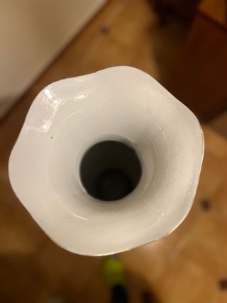 Jarrón Oriental Grande Azul y Dorado