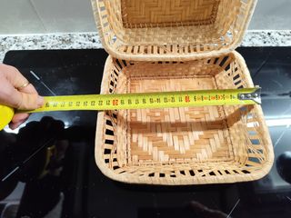 Cestas de mimbre para pan