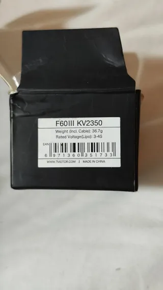 4 Motores T-Motor F60III 2350kv *NUEVOS*