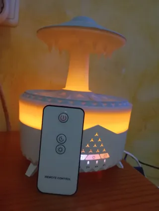 Humidificador Teal y Blanco