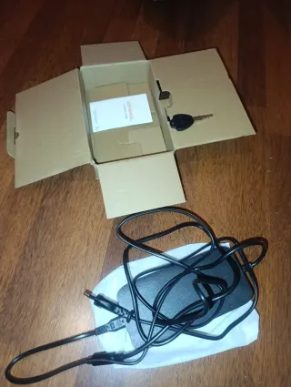 Bicicleta Eléctrica Naranja Plegable