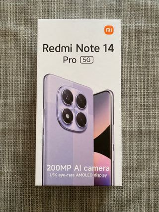 Xiaomi Redmi Note 14 PRO 5G 256GB Negro "Nuevo"