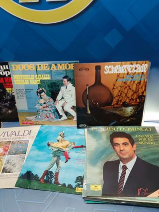 13 discos, LPs vinilos, Opera, clásica, zarzuela