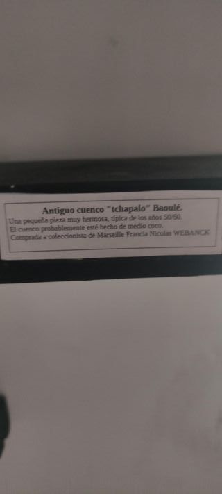 Figura Madera Baulé Africana