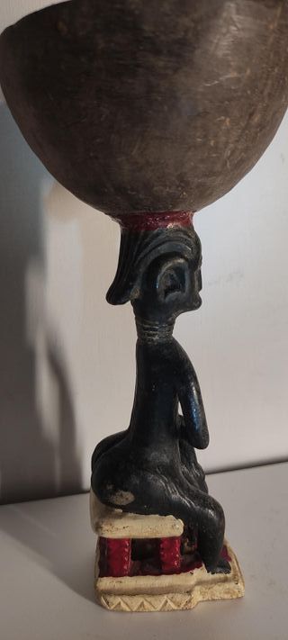 Figura Madera Baulé Africana
