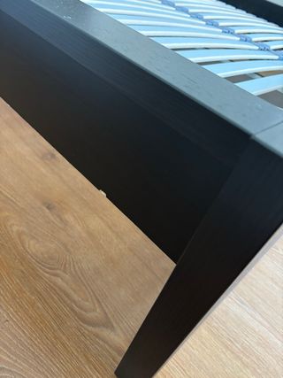 Cama Malm doble negra Ikea