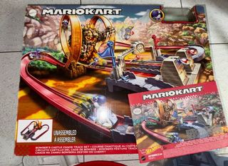 Pista Hot Wheels Mario Kart Castillo Bowser