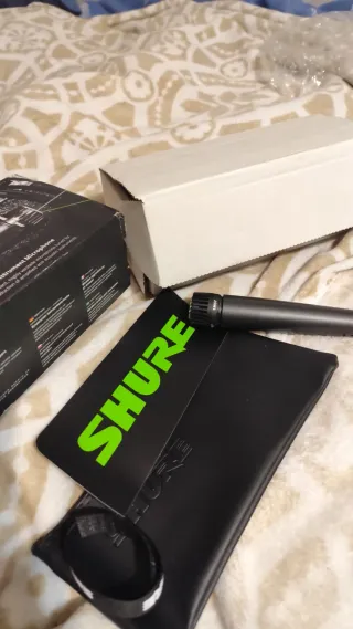 Shure SM57 Microfone Novo