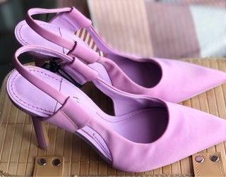 Zapatos Zara Talla 36 Lila Destalonados