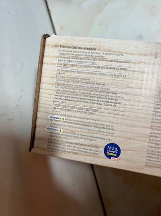 Mercado infantil madera de Lidl