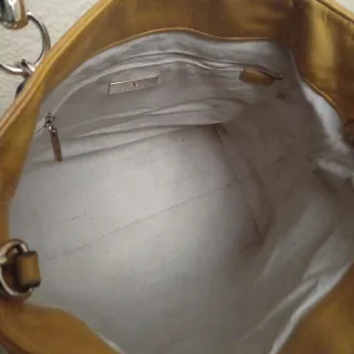 Bolso Purificación García mostaza piel