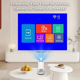 mini Proyector portátil, compatible con 1080P