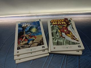 cómics , 6 tomos, IRON MAN, THOR marvel comics, El mundo