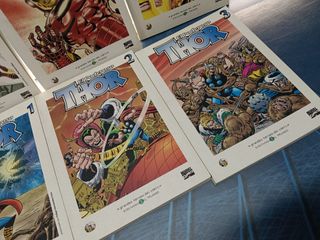 cómics , 6 tomos, IRON MAN, THOR marvel comics, El mundo