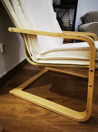 Sillón IKEA POÄNG beige