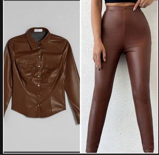 Conjunto Bershka Marrón Talla S