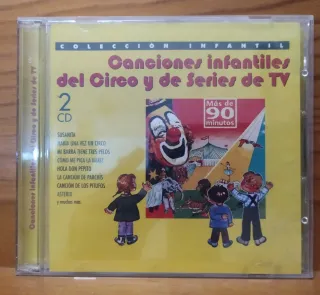 Doble CD Canciones Infantiles Circo y TV