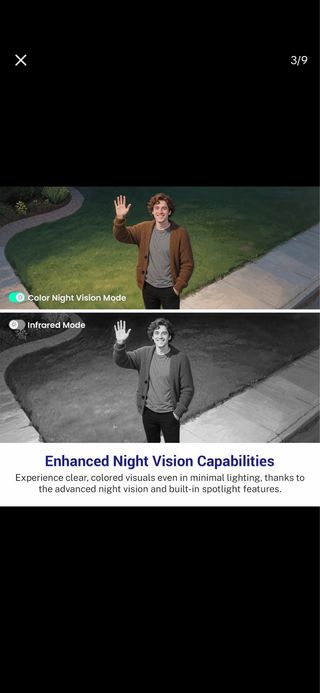 Cámara Seguridad Solar Exterior Inalámbrica