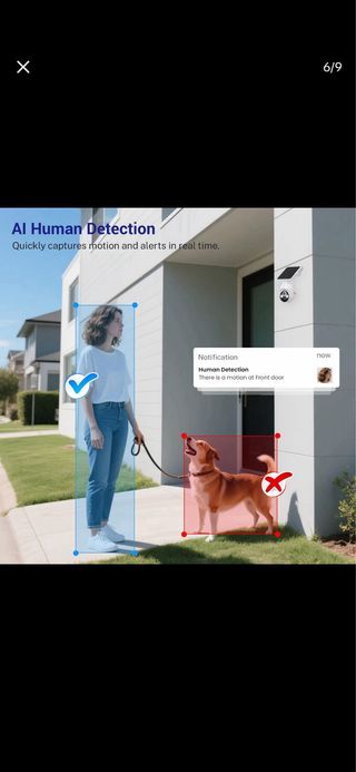 Cámara Seguridad Solar Exterior Inalámbrica