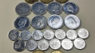 Colección COMPLETA 1 Peseta periodo J. Carlos I