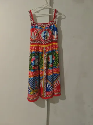 Vestido estampado caballero medieval