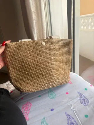 Bolso pequeño veraniego beige