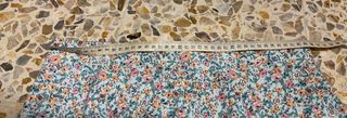 Falda corta floreada