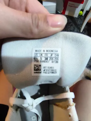 Bambas Adidas rosa y Blanco Originales