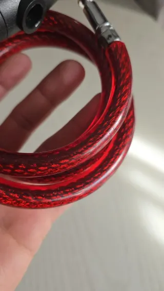 2 Candados de Cable de Bicicleta con Llave.