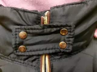 Cazadora verde oscuro mujer